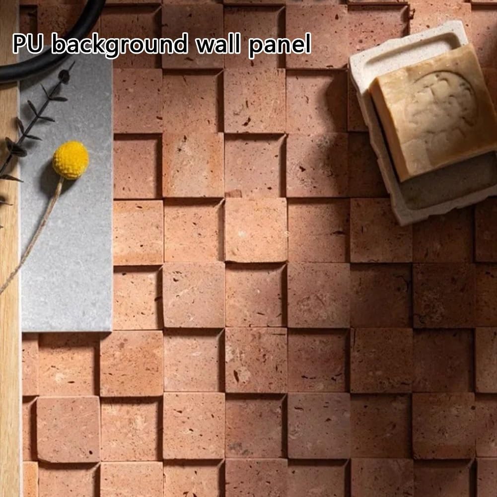 Panele ścienne 3D ze sztucznego kamienia, wewnętrzne zewnętrzne dekoracyjne pokrycie ścian, łatwa instalacja do salonu i sypialni