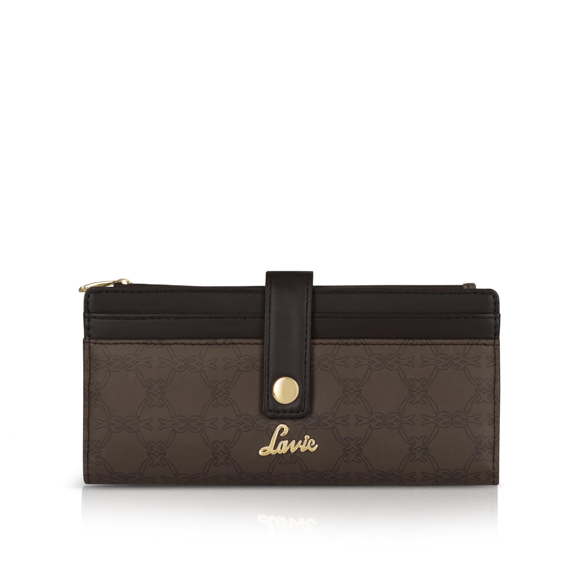 Women's Monogram Safiya Bi-Fold Zip Wallet | Gift for Women-image-10