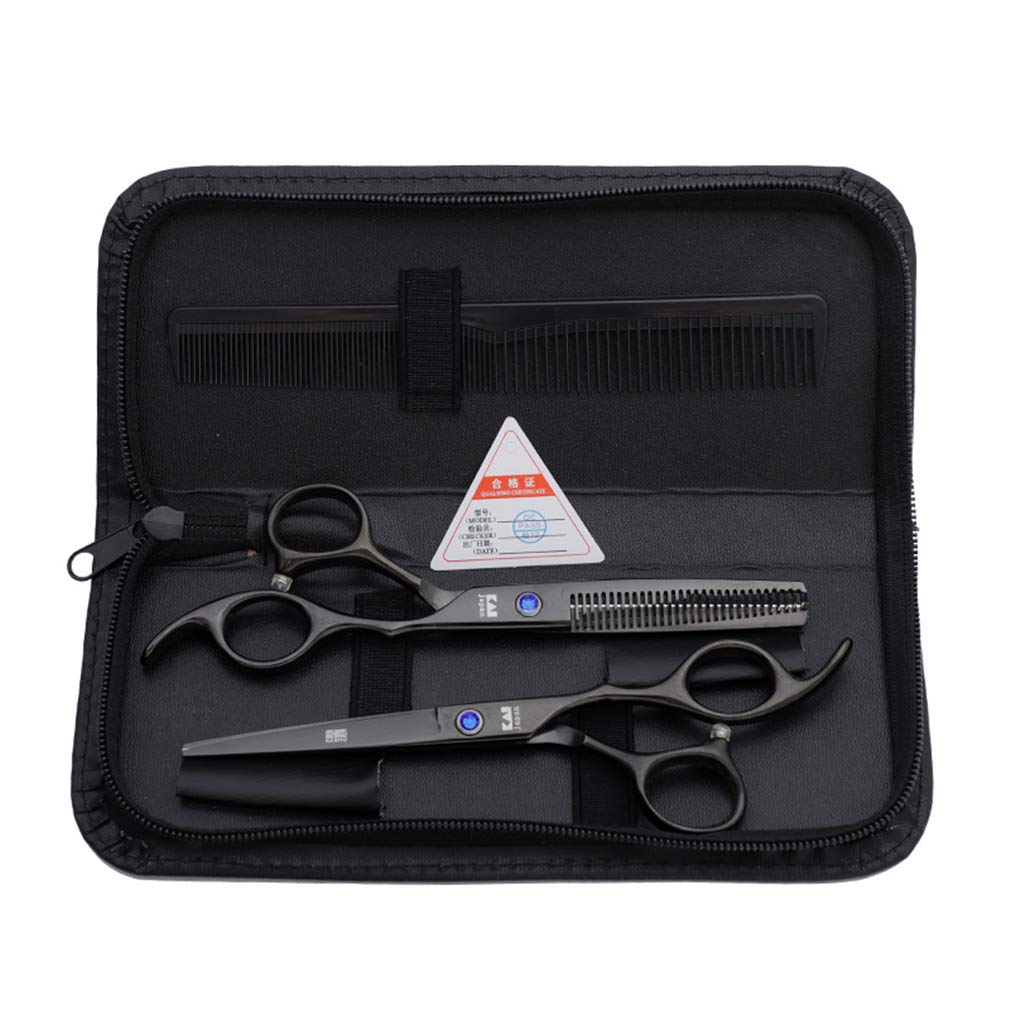 Professional Beauty Saloni di Parrucchiere Forbici Bangs Set Barbiere Assottigliamento Cesoie Cesoie Giapponese Inossidabile di Alta qualità Uomini Donne Capelli A Casa