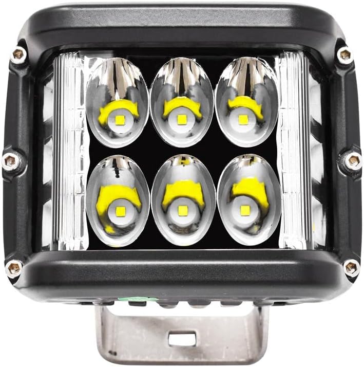 Pro LED 9645SF 120 Degree Spot Flood 3 Direction LED Work Light, 12-24 Volt DC