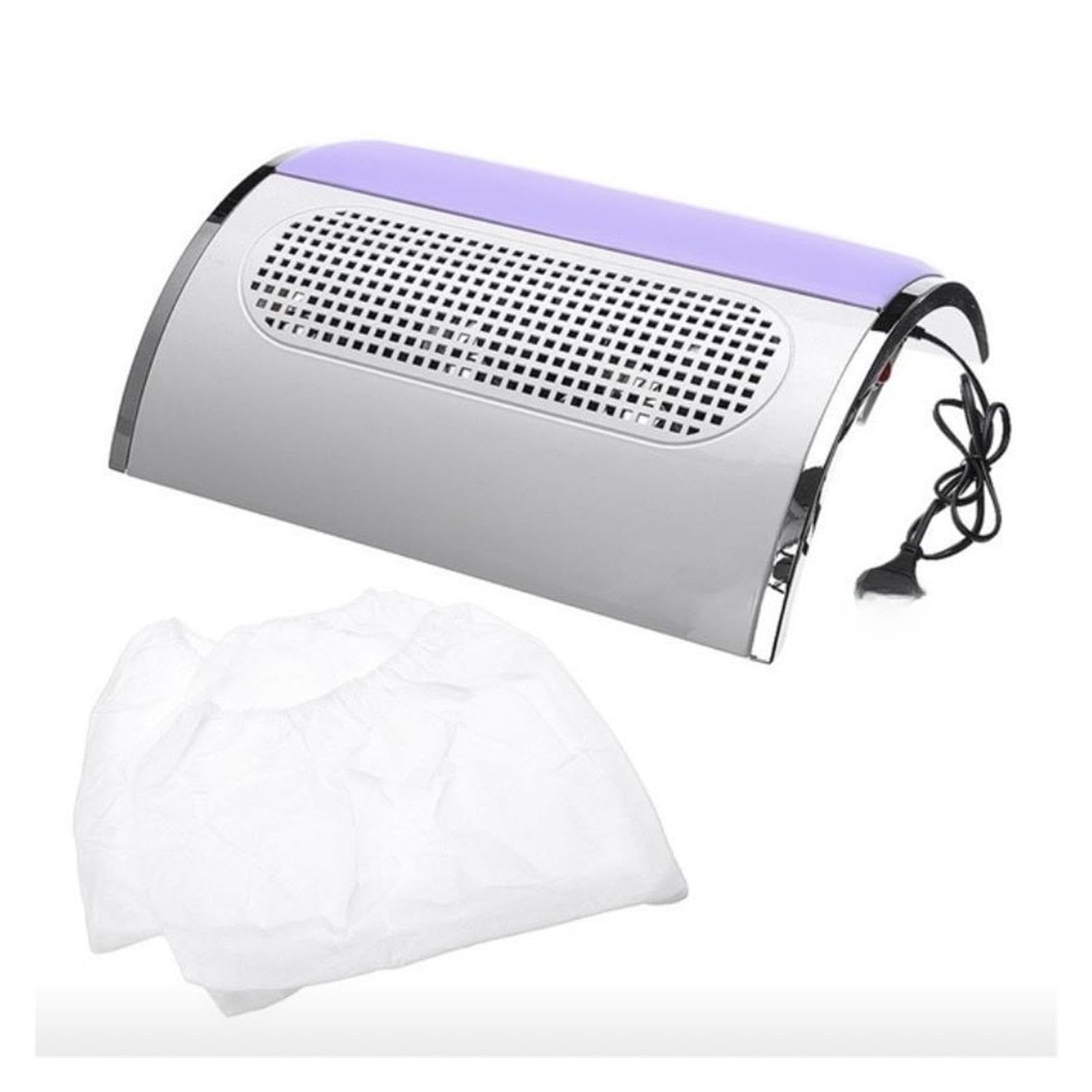 MRKU Aspiradora de manicura con Filtro Lavable, aspiradora de bajo Ruido de 40 W con Velocidad de Viento Ajustable, diseñada específicamente para Uso Profesional.