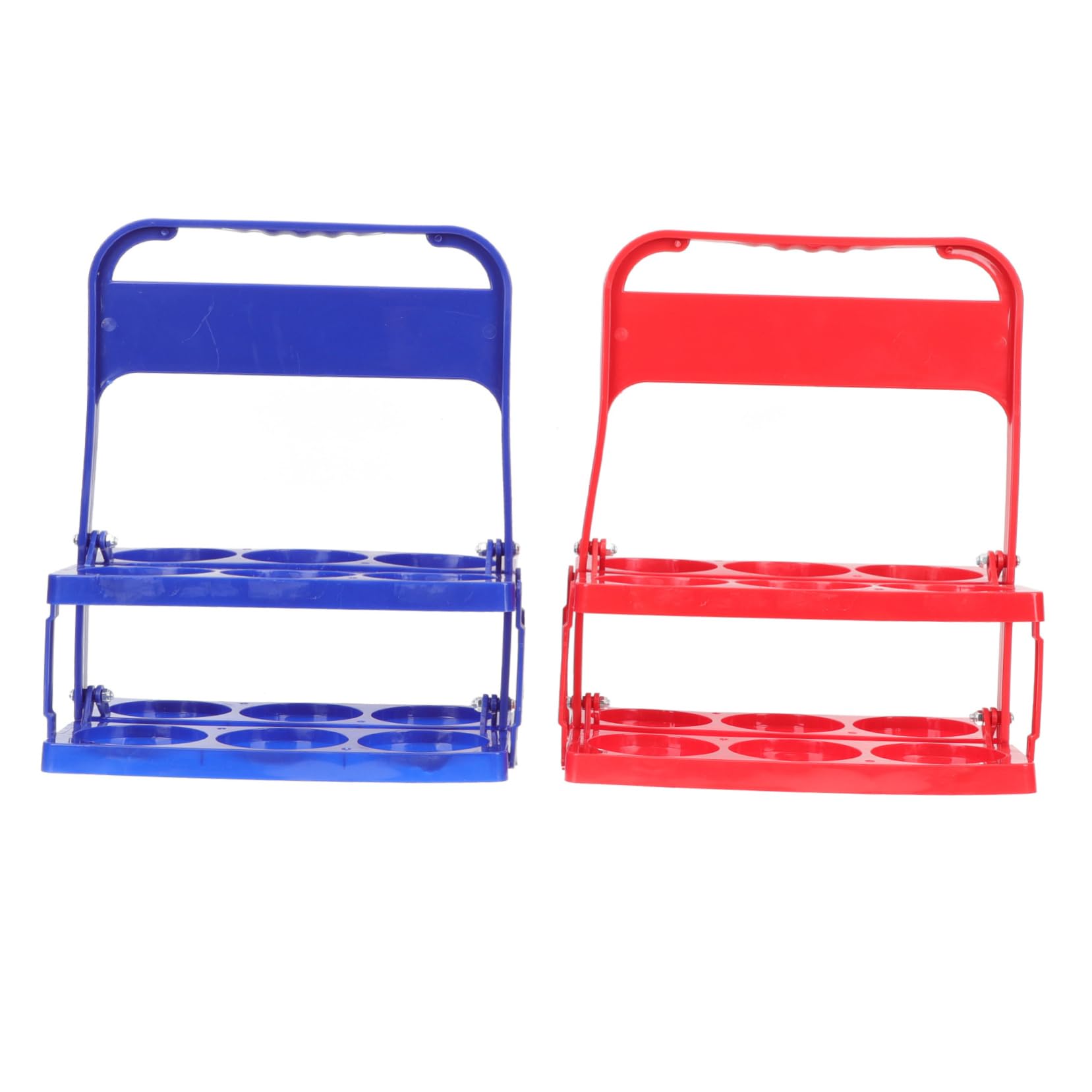 PRETYZOOM 2pcs Folding Beer Bottle Rack Compact Wine Storage Holder for Ktv Bars and Portable Beer Organizer for Kitchen Countertop Party Use