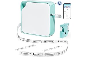 Label Maker, D1600 Portable Mini Label Printing Machine for Home and Office