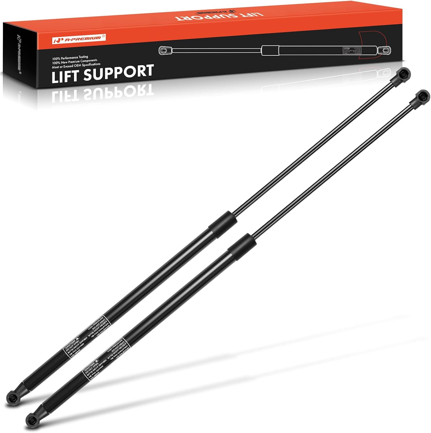 A-Premium Rear Tailgate Lift Supports Shock Struts Compatible with Nissan Juke 2011-2016 Set of 2