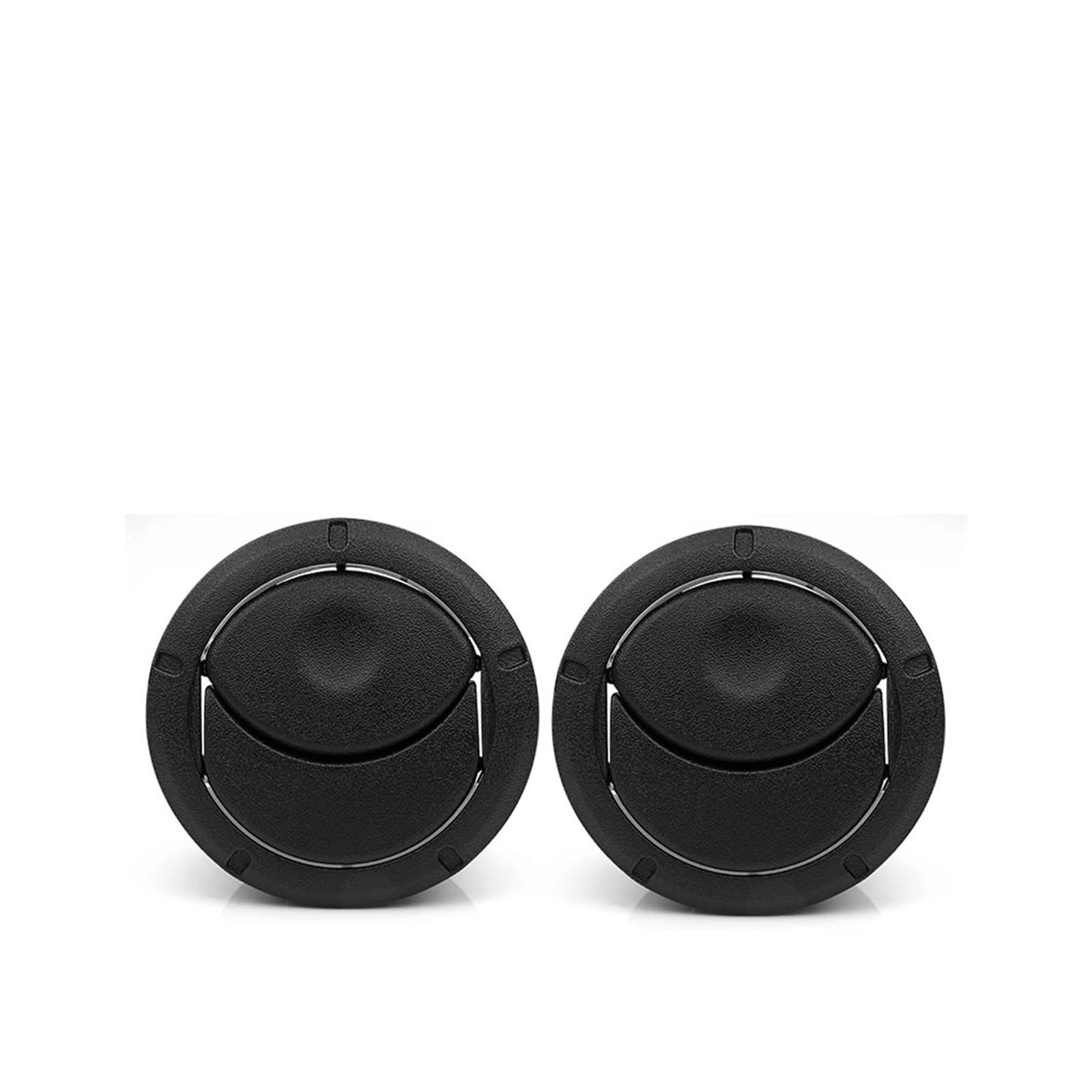 For Nissan NV400 2010-On 8200464605 687606360R 1/2/4pcs 8200212480 Sliver Car Air Conditioning Vent Car Dashboard Air Vent(2pcs Black)