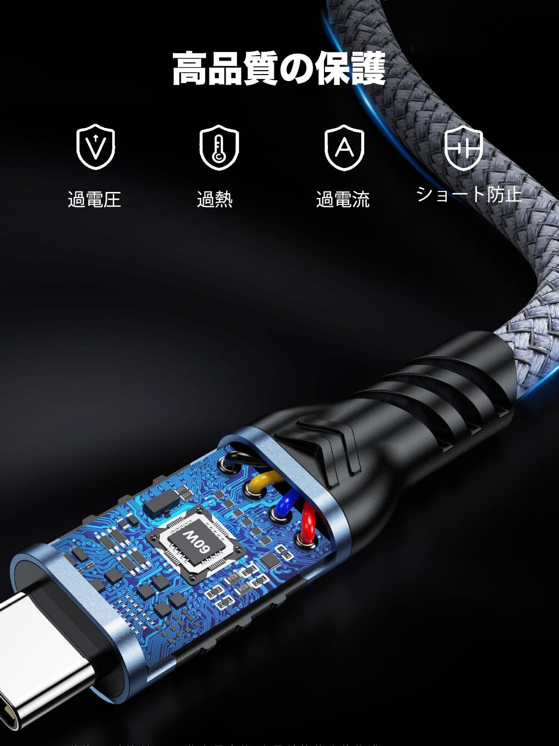 Amazon.co.jp: USB Type-C ケーブル 0.3M USB-A to USB-C ケーブル USB