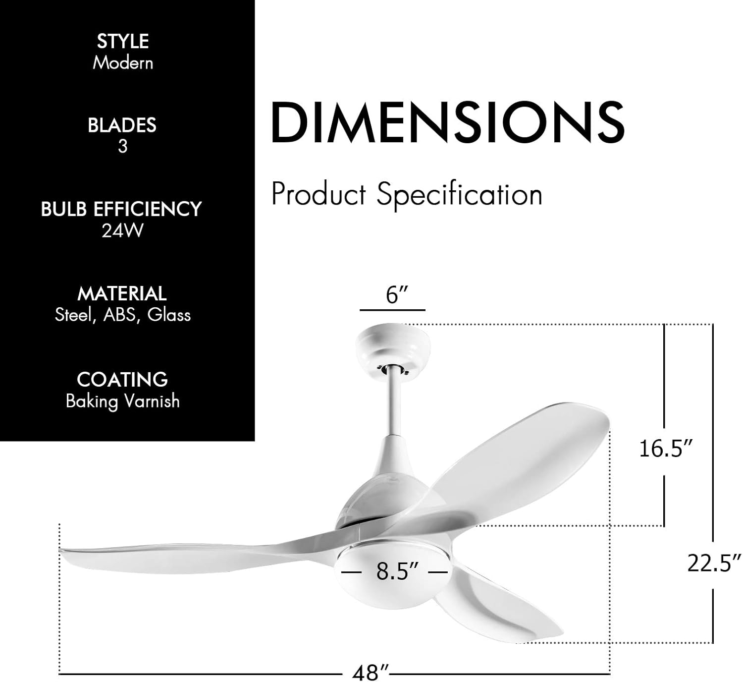 Black Friday Clearance Tangkula Modern Ceiling Fan with Light, Indoor Low Profile LED Ceiling Fan with Remote Control, Reversible Noiseless Motor, 5-Speed & 3 Colors Temperature Switch, 48-inch (White) Up To 40% OFF Tangkula Modern Ceiling Fan with Light, Indoor Low Profile LED Ceiling Fan with Remote Control, Reversible Noiseless Motor, 5-Speed & 3 Colors Temperature Switch, 48-inch (White)