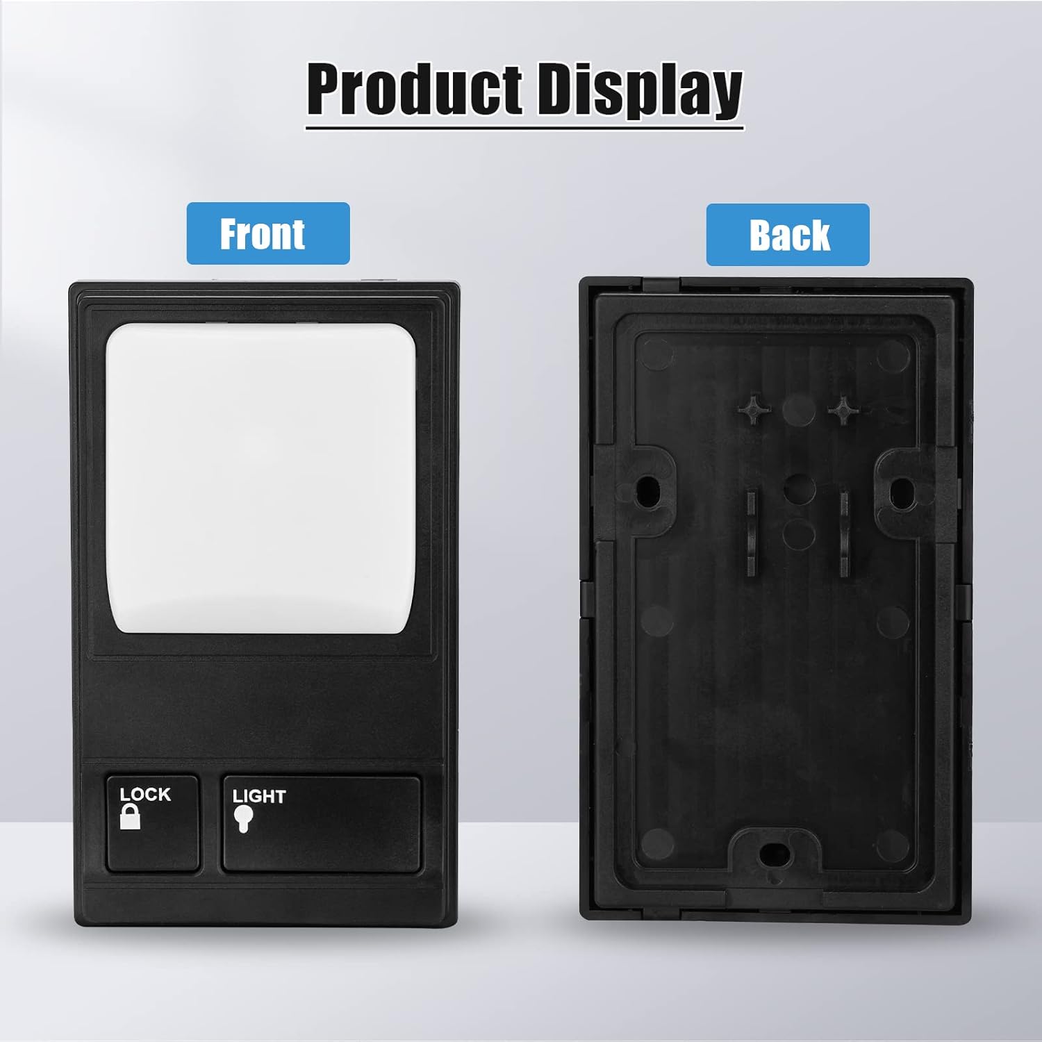 Garage Door Wall Button, Upgrade Garage Door Keypad Control Panel for Liftmaster 41A5273-1 78LM Multi-Function Replacement Opener Push Switch