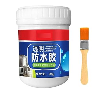 Waterproof Crack Seal Glue 300g with brush Leaking Sealant Crack Waterproofing Solution for Window Crack Transparent
