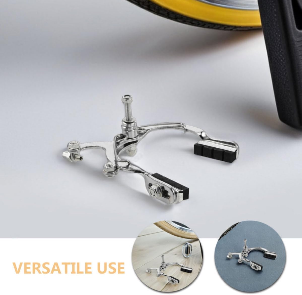 2 Pcs Folding Bike Front Brake Clamp Kit, Metal C Brake Versatile Use and Safety Assurance for City Commuting and Travel