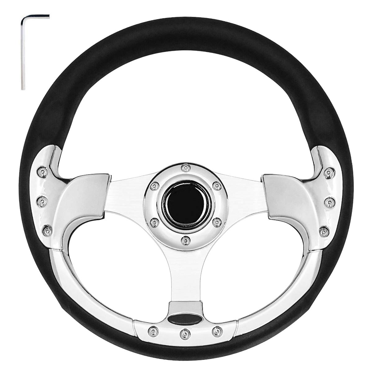 Buy Golf Cart Steering Wheel Fit Club Car EZGO Yamaha Universal Golf
