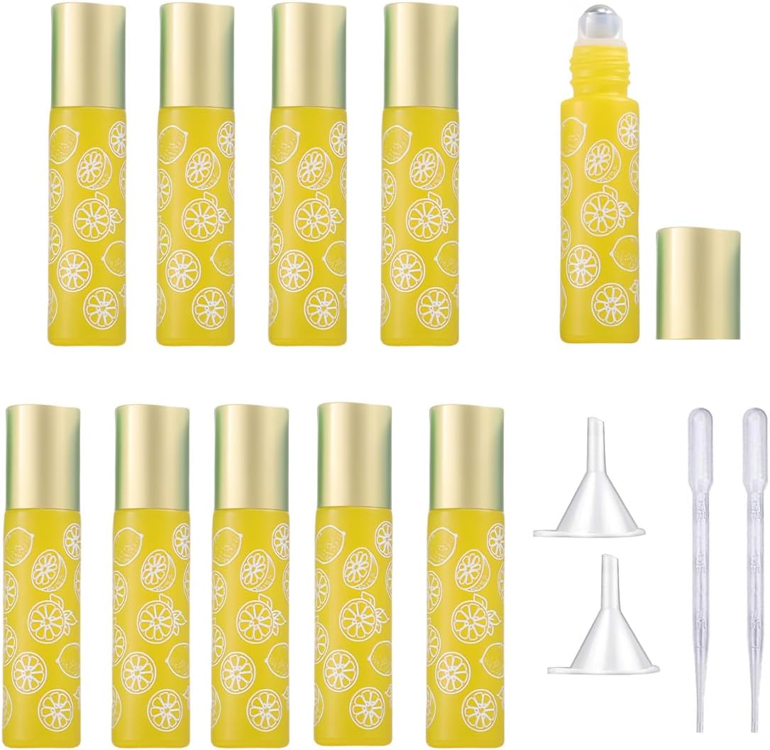 10ml Glass Essential Oil Roller Bottles Roll on Bottles