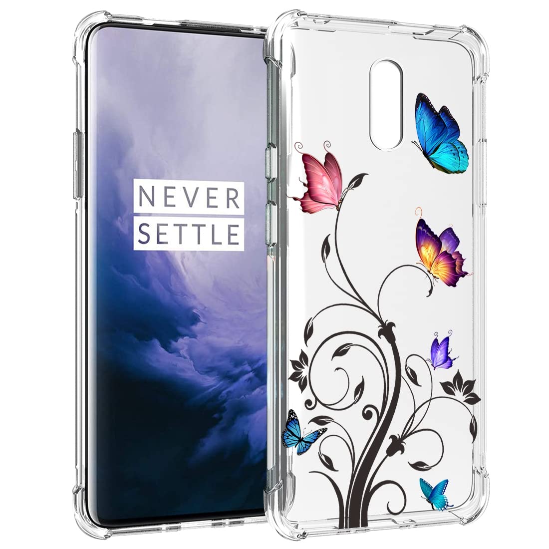 ZXLZKQ Cover per OnePlus 10T (6.7 ), 2 Pezzi Slim Anti-Graffio X