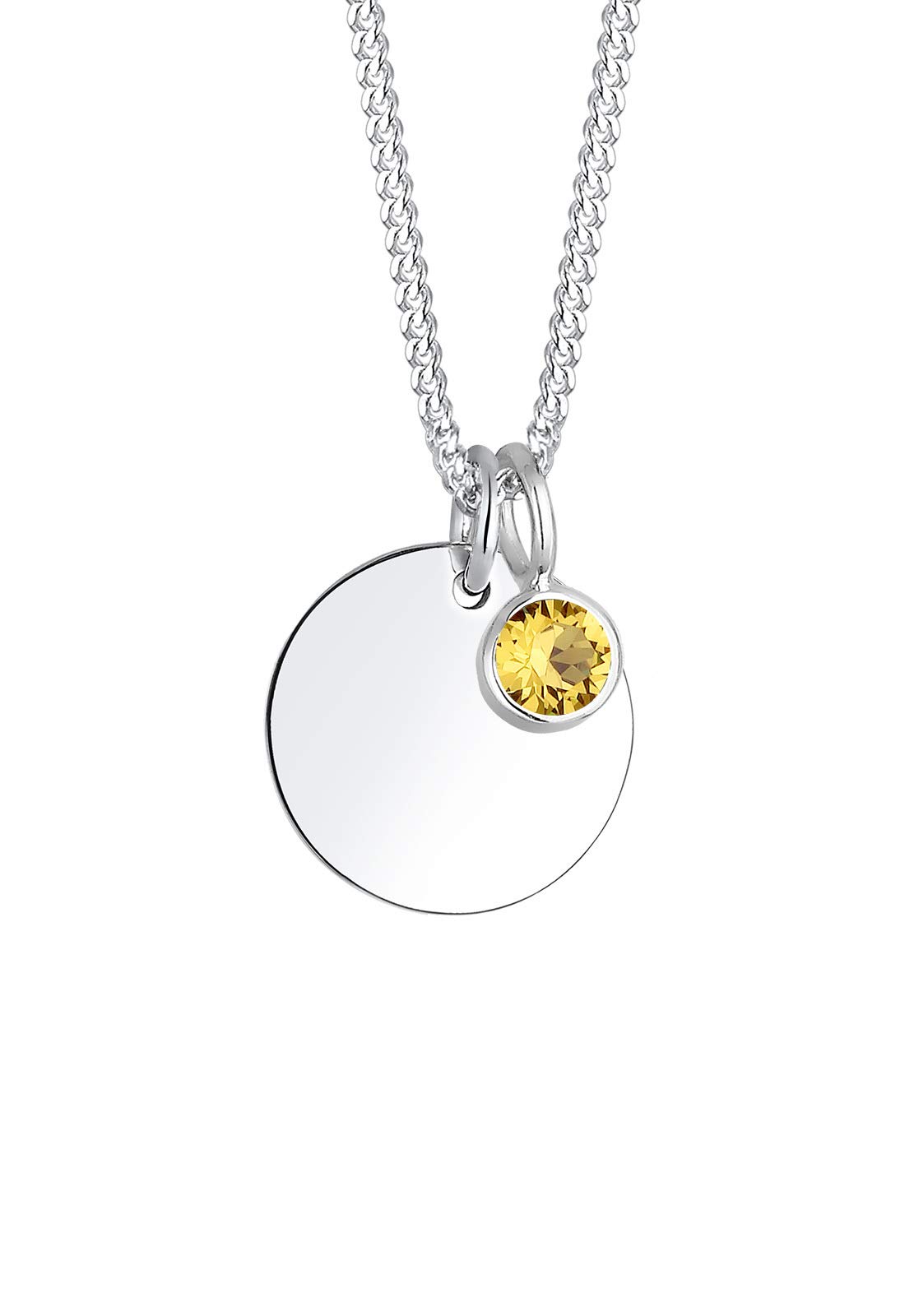 Elli Necklace Birthstone November Crystals 925 Sterling Silver