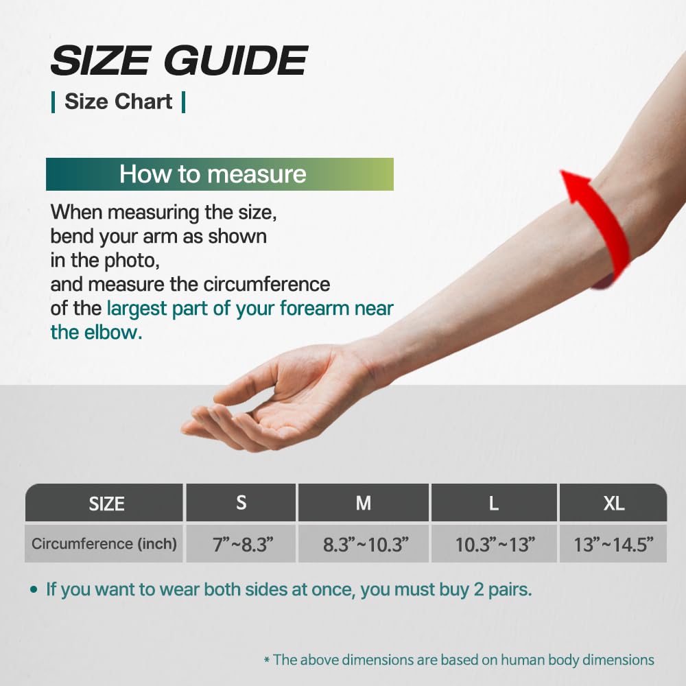 SOZO Boa - Codera micro ajustable para tendinitis, codo de tenista, codo de golfista, alivio del dolor y lesiones (grande)