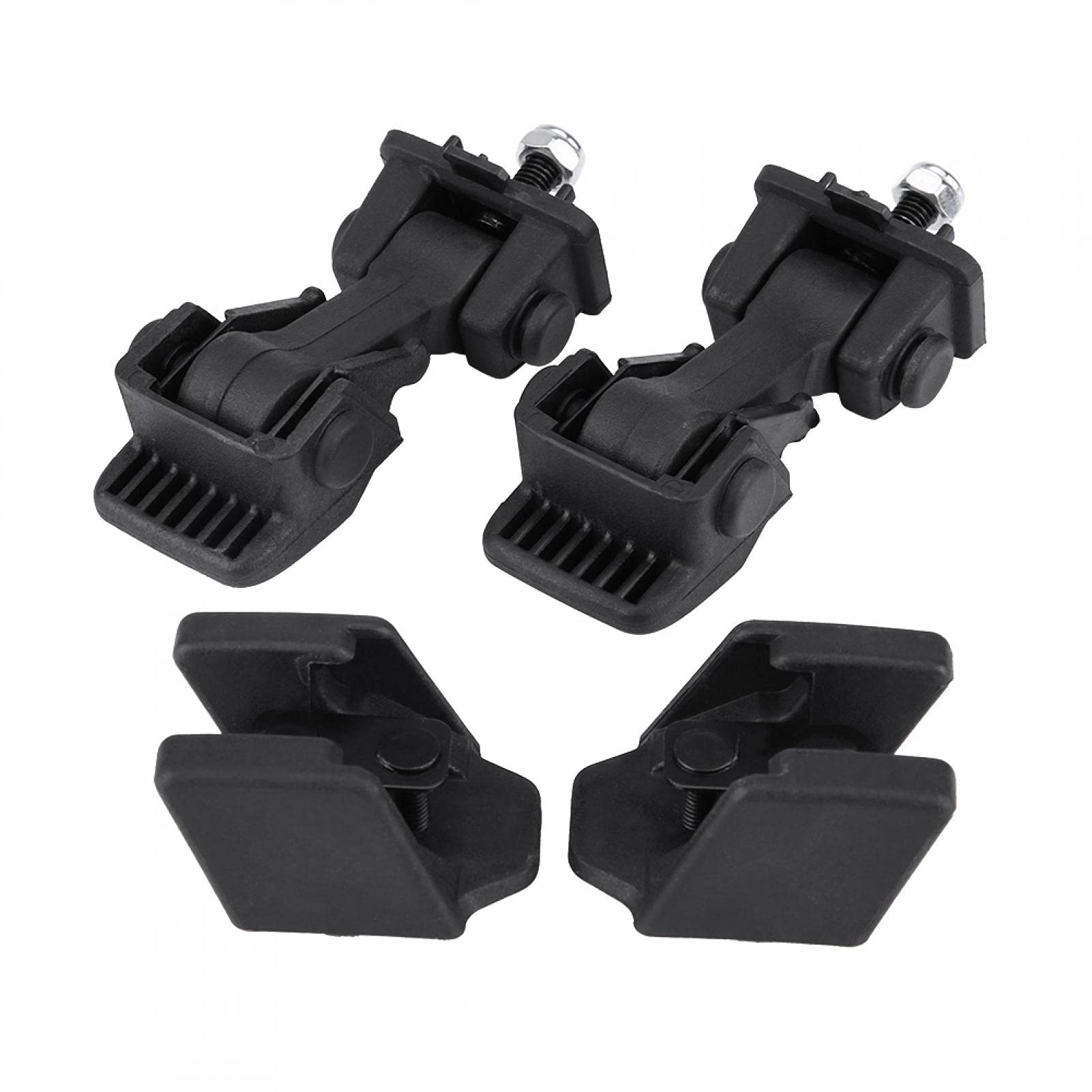 Fermo del Fermo del Cofano, Yctze 2 Set di Staffe di Fermo di Sicurezza del Fermo del Cofano di Ricambio sostituzione per Wrangler TJ 97-06 55176636AD 55395652AC ganci cofano tj per ganci cofano jeep