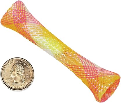 SPOT Kitty Fun Tubes Cat Toy with Catnip Inside | Bouncy Interactive Mesh Toy for Cats and Kittens to Bite, Swat and Chase | 3 Pieces