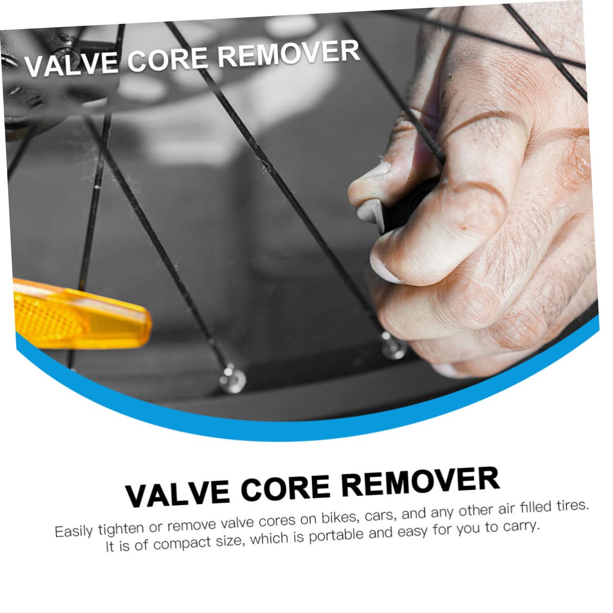 GOOHOCHY Core Tool Removal Tool Bike Disassembly Kit Tire Plugs Valve Core Remover