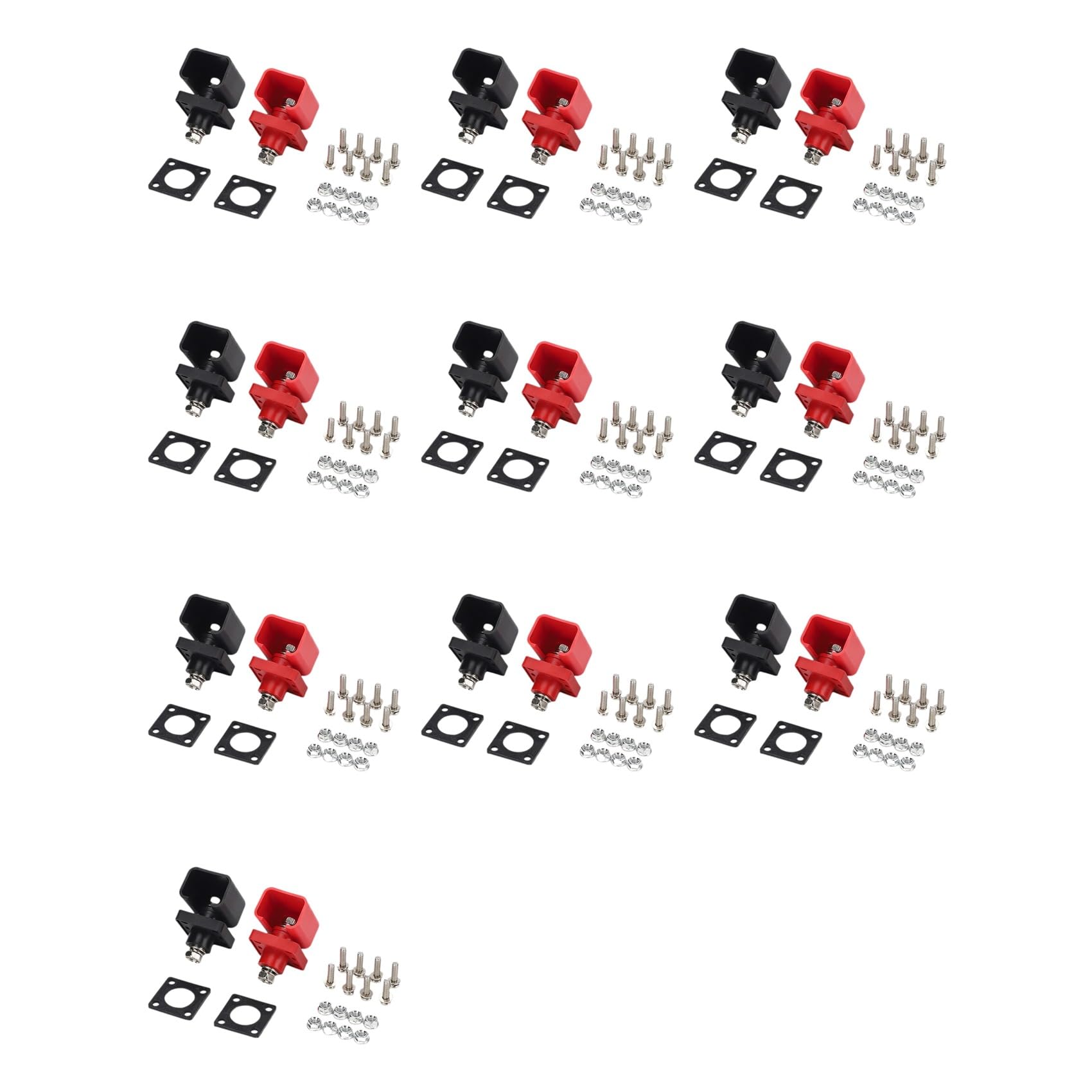 20pcs 200A Storage Lithium Battery Terminal High Current Lithium Battery Copper Terminal Connector