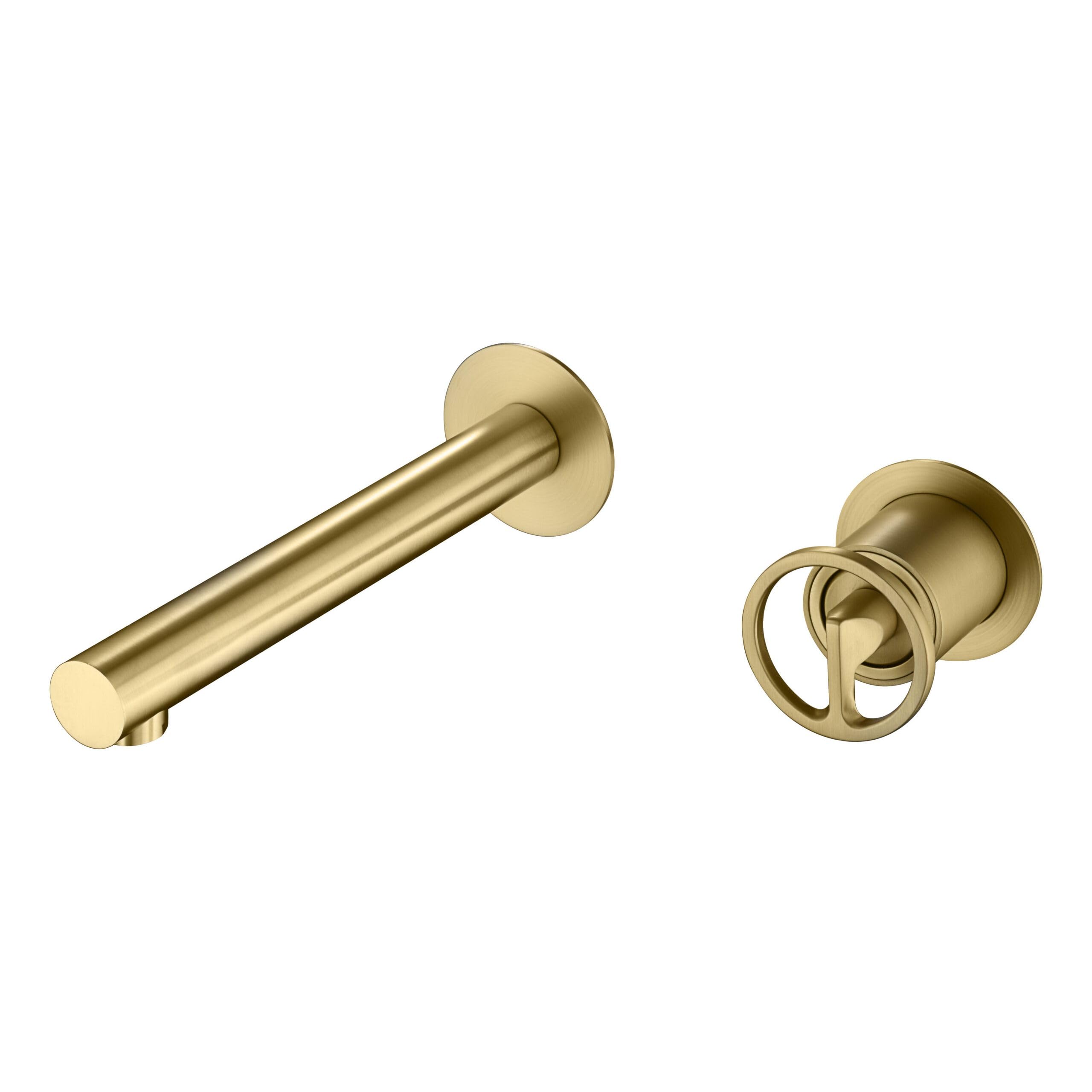 IMEX GLC033/OC OLIMPO Monomando Empotrado Lavabo Oro Cepillado