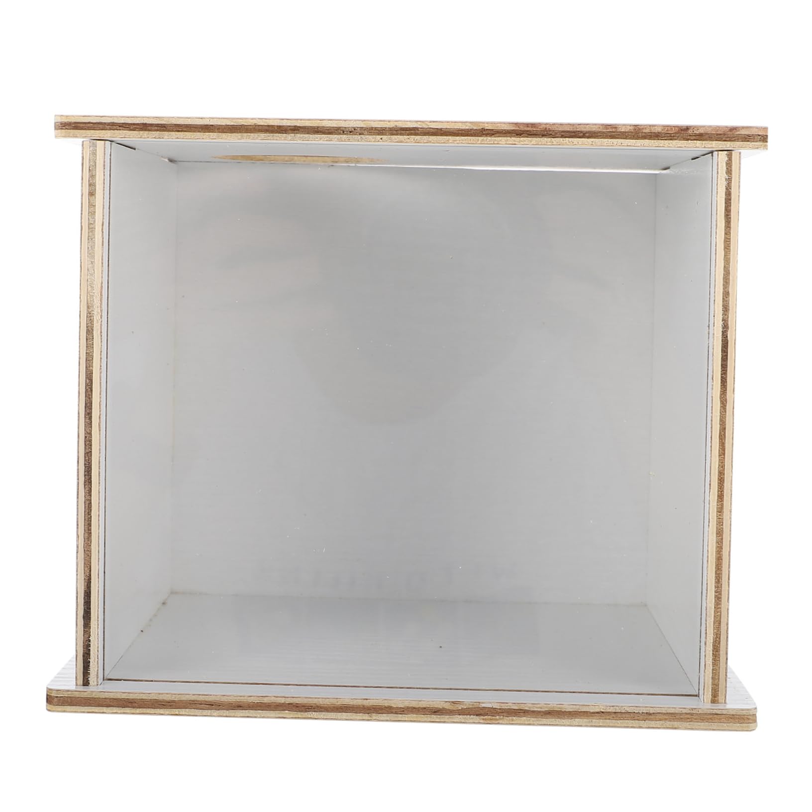 Haushalts Sandbad für Hamster Multifunktionale Holzbadewanne Transparentes Bad für Chinchillas und Kleintiere Leicht zu Reinigen Sicher und Praktisch