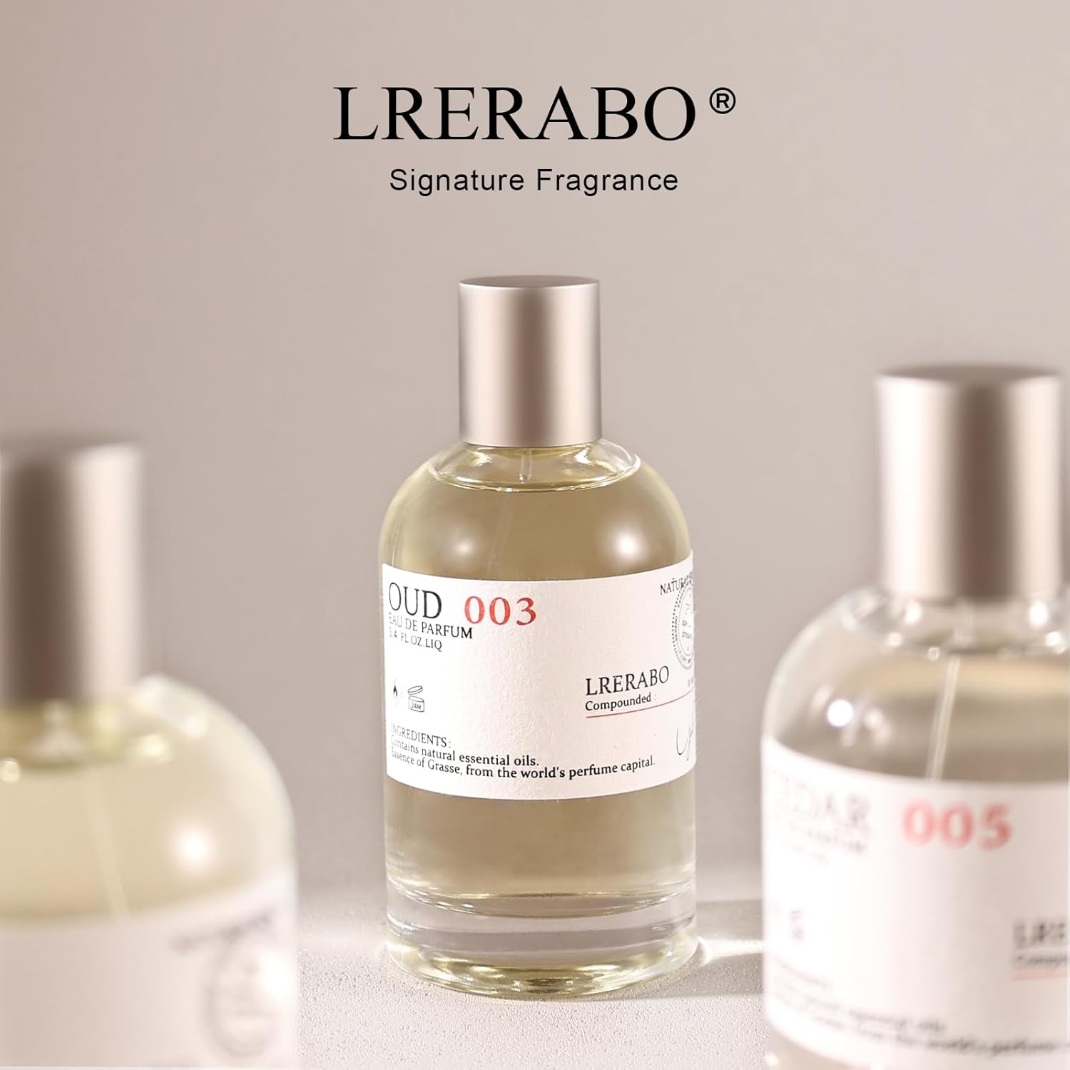 LRERABO Signature Edition No. 003 OUD Wood Eau de Parfum, Oriental Woody Long-Lasting Unisex Fragrance - Agarwood, Sandalwood, Vanilla - Clean & Vegan, Cruelty Free 3.4 fl. oz - Image 6