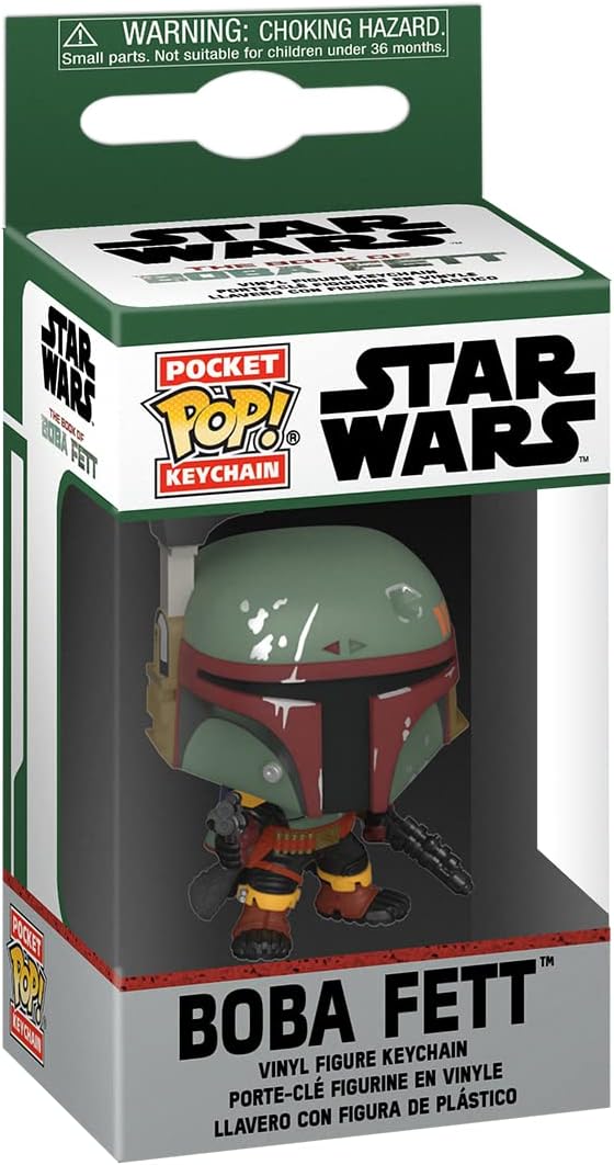 Funko Pop! Keychain Star Wars: Book of Boba Fett - Boba Fett : Clothing, Shoes & Jewelry