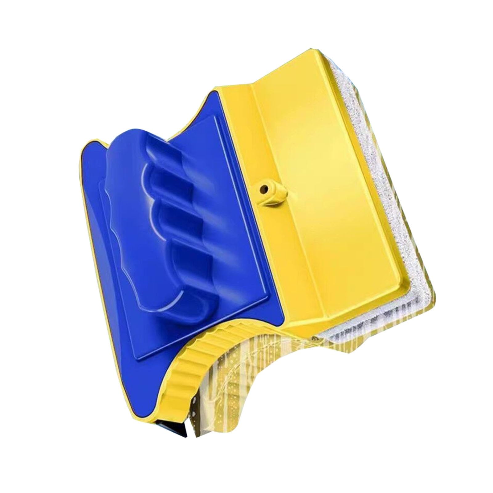 Lavavetri magnetico adatto for finestre a pannello singolo da 8-15 mm, strumento di pulizia magnetico bifacciale, con corda di sicurezza(8-15mm)