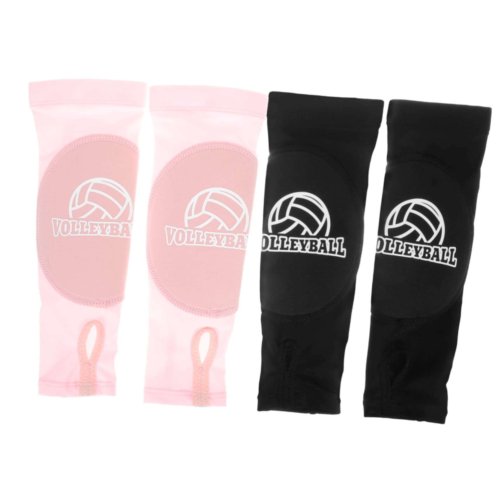 FOMIYES 2Pairs Sports Wrist Brace with Thick Padding Elastic Arm Bands for Volleyball and Basketball Breathable Wrist Protector for Enhanced Comfort and Injury Prevention