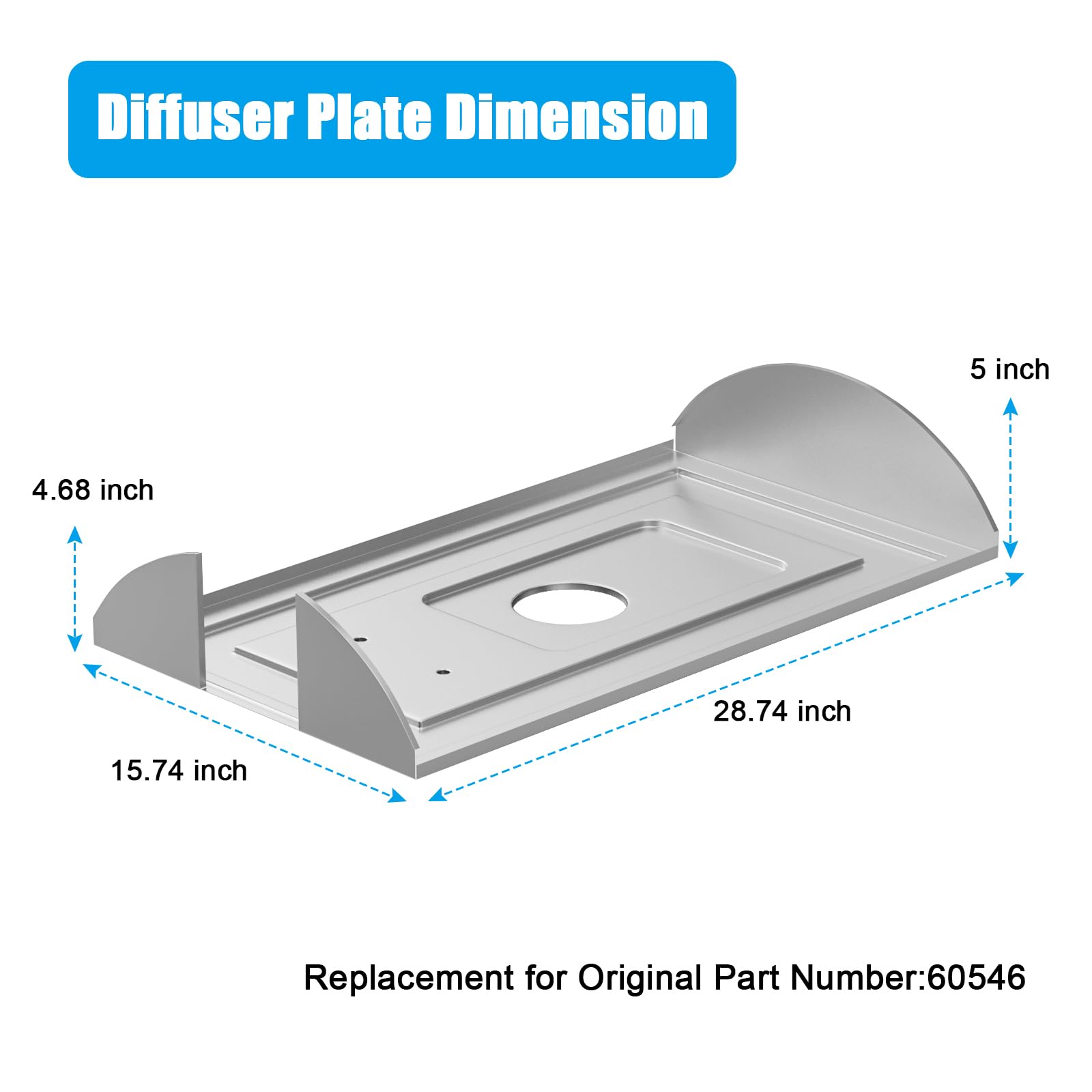 Amazon.com: LS'BABQ Heat Baffle Diffuser Plate Replacement Parts