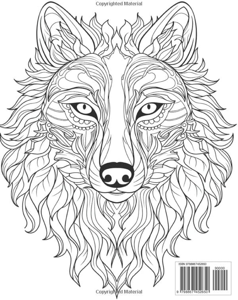 Amazon.com: Mandala Wolves Coloring Pages For Adults Coloring Book For Adults Printable Stress Relief Anxiety Relief Gift Color Book Coloring Sheets Coloration By ... I (Intricate Mandala Patterns For Adults): 9798867452650: Stonely,