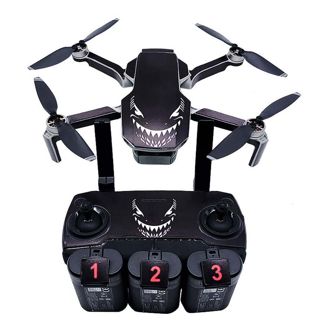 SHSH PVC Camouflage Skin Stickers For DJI MAVIC MINI Drone, Waterproof  Scratch-proof Full Cover Skin for DJI MAVIC MINI Accessories (A)