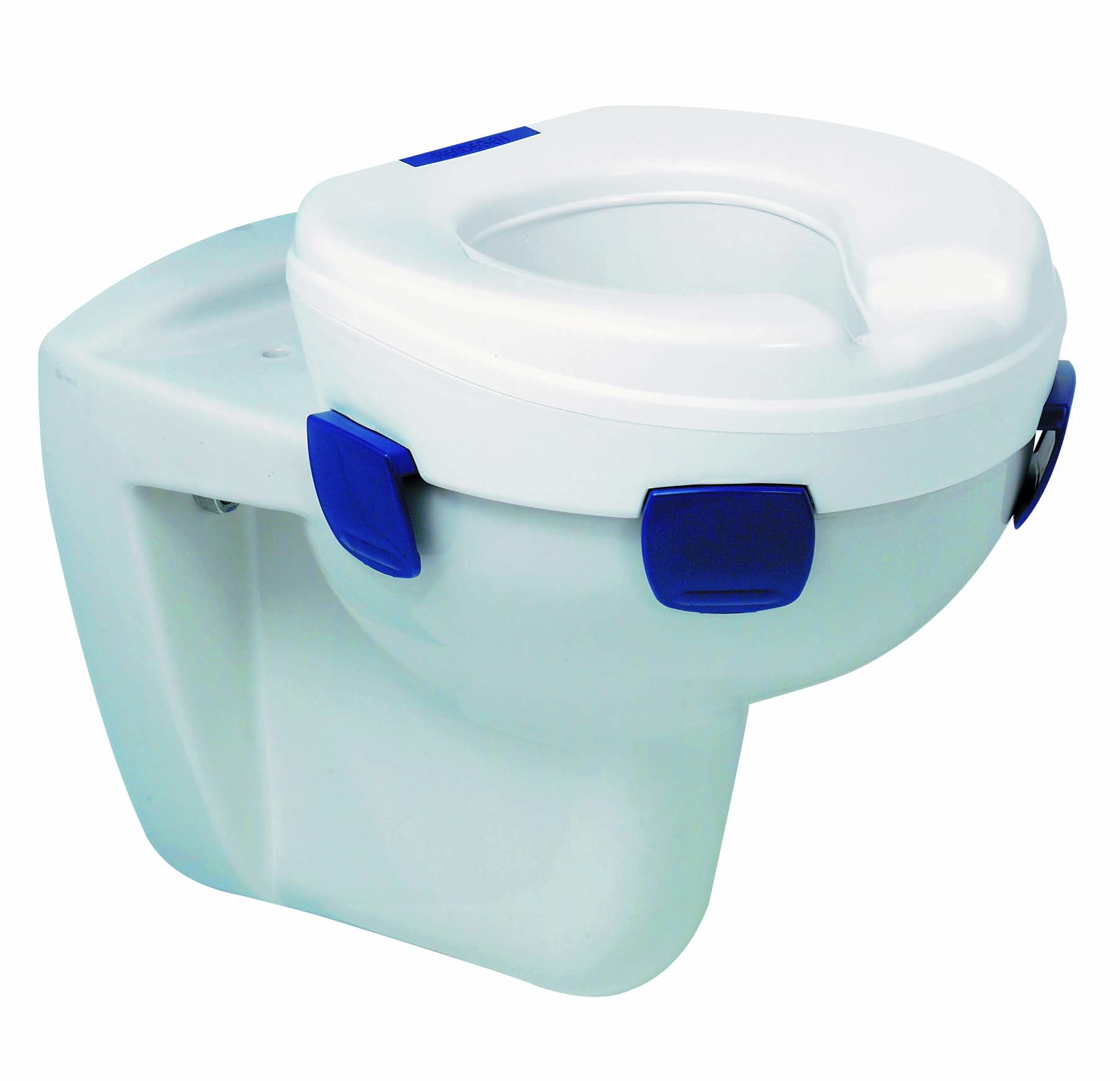 Gima 27756 Clipper II - Rialzo morbido per WC con ganci di fissaggio