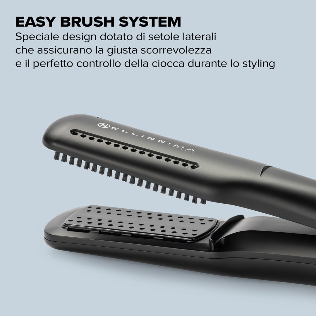 Bellissima Imetec AirSleek - Piastra ad Aria 2 in 1, Asciuga e Liscia Senza Calore Estremo per un Liscio Naturale e Capelli Protetti. Tecnologia a Ioni, Rivestimento Ceramica & Cheratina