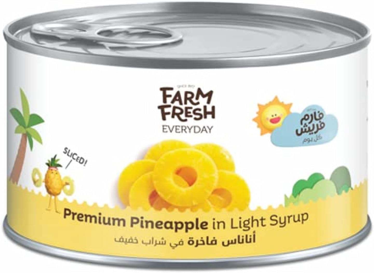 Farm Fresh Everyday Pineapple Slices in Light Syrup 227 g