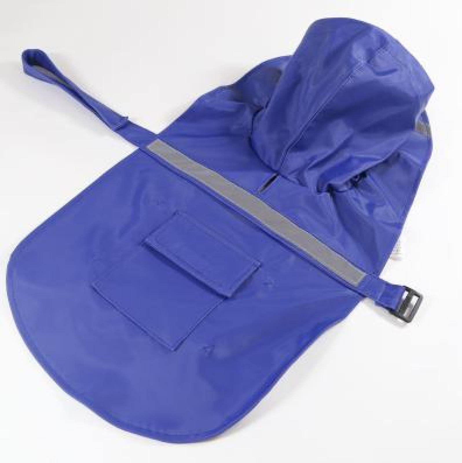 Grand Imperméable pour Animaux De Compagnie Ceinture Réfléchissante Chien Imperméable en Plein Air Veste Imperméable pour Animaux De Compagnie XS-XXXL Mode Doux Respirant Chien Imperméable,Navy B