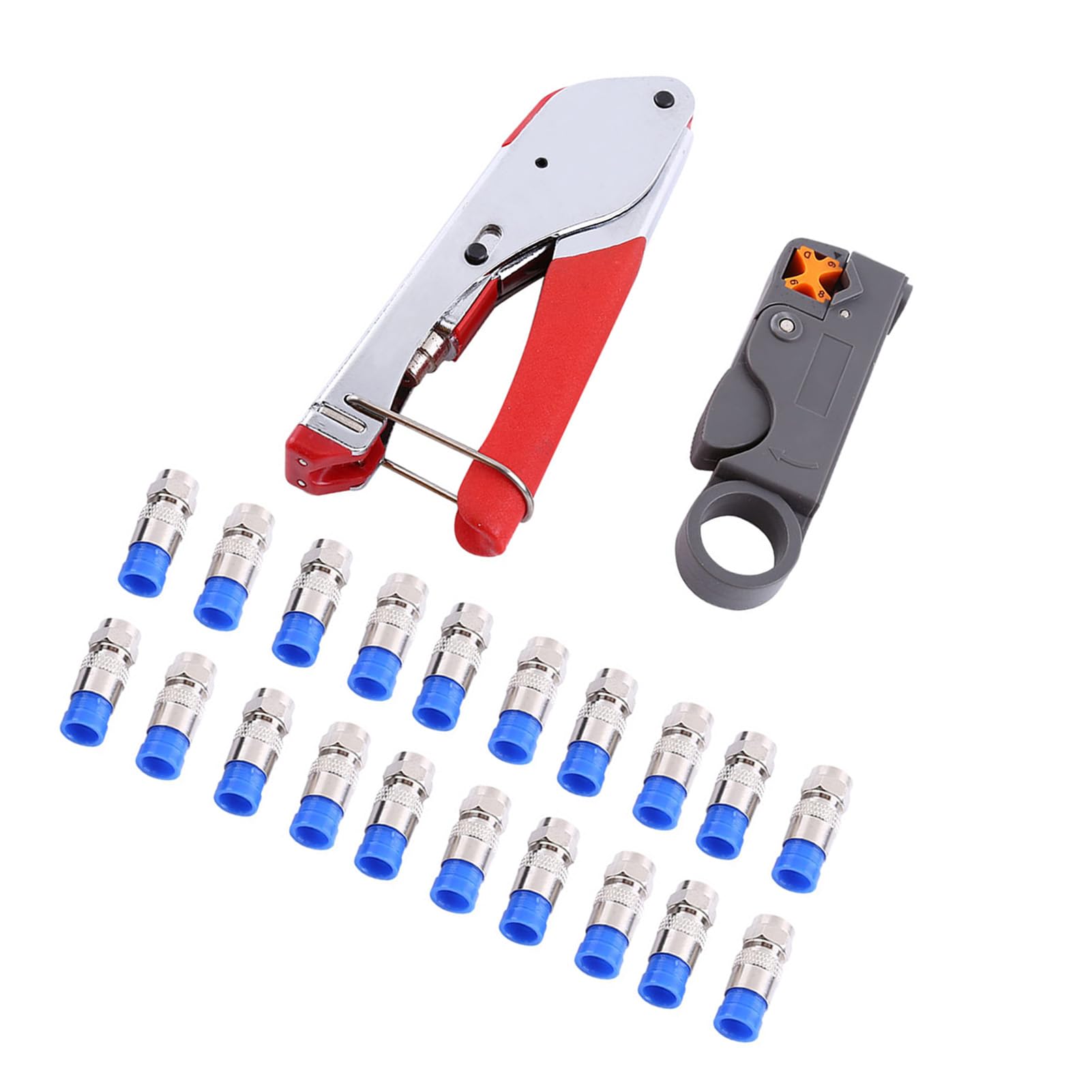 Coaxial Cable Wire St RG6 RG59 Compression F Connector Wire C Pliers Tool Wire StripperWire St PliersF ConnectorC PliersF Connector Tool Tool Works Seamlessly with Favorite - Image 4