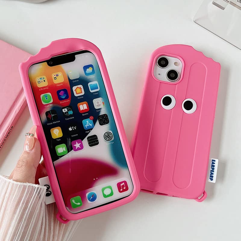 IPhone 13/14 Hülle – Süßes 3D Eiscreme Design, Weiches Silikon, Stoßfest