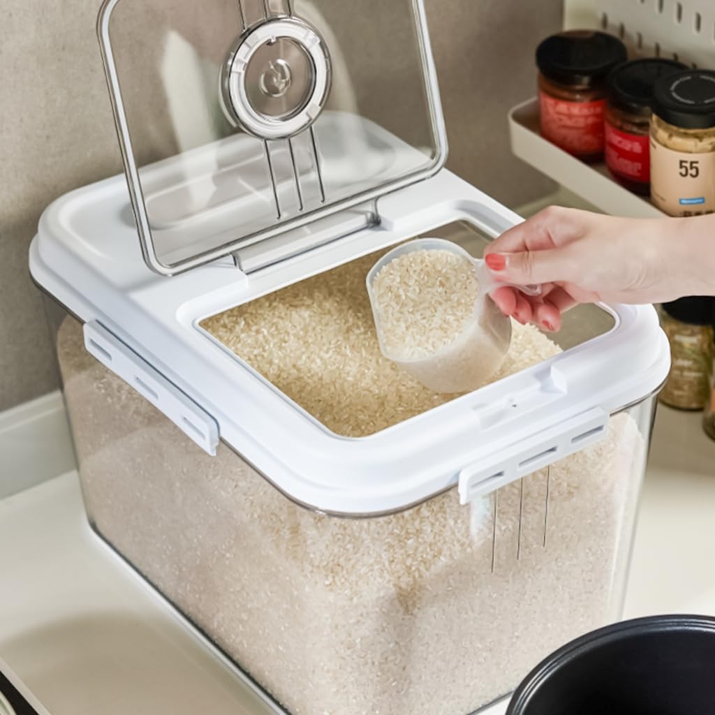 Airtights, scatola di riso per piano di lavoro della cucina, contenitore accessorio per pane fatto in casa toast e porta cuoco