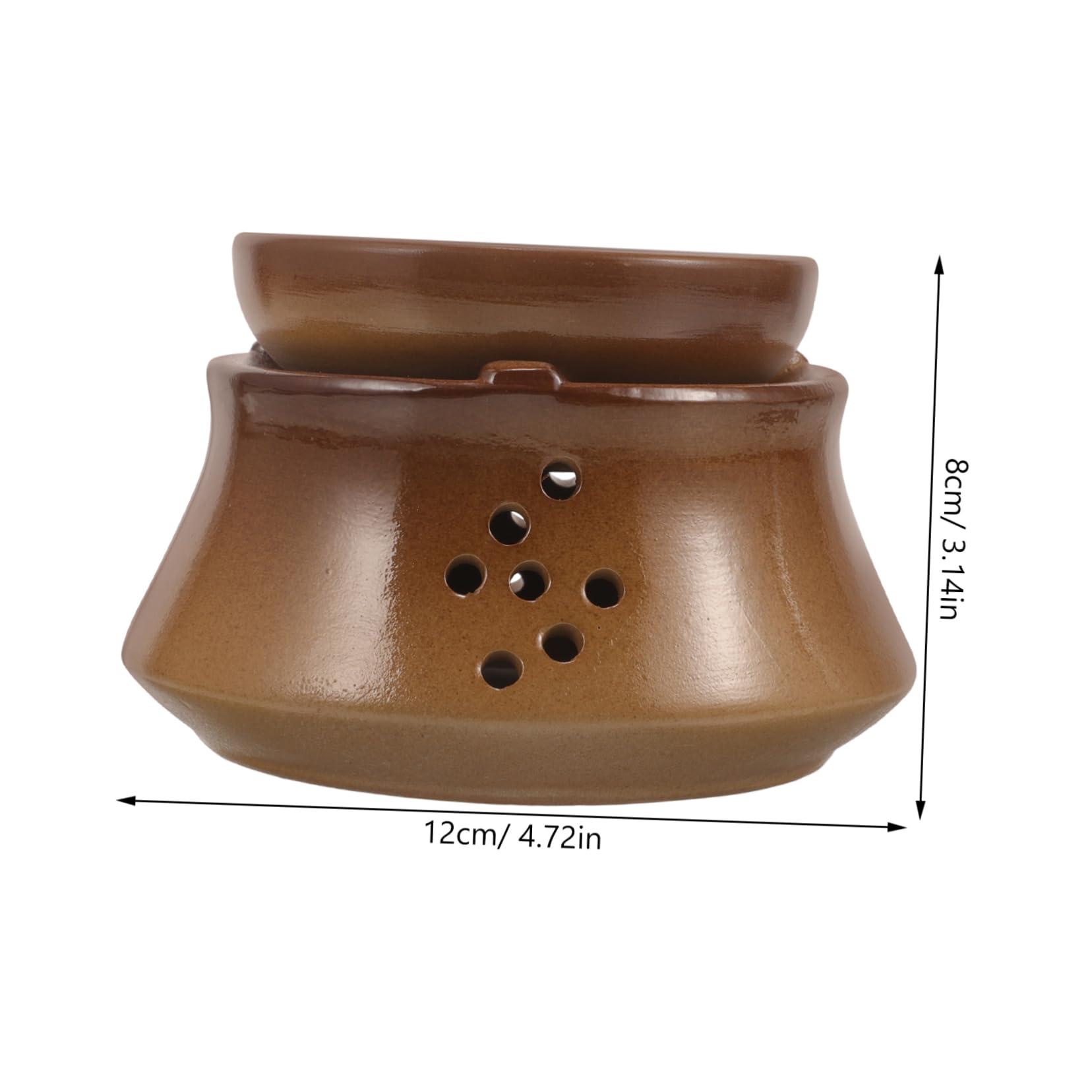 BESTOYARD Calentador De Té Cerámico con Taza Base De Calentamiento para Té para Oficina y Hogar Diseño Japonés Elegante y Práctico