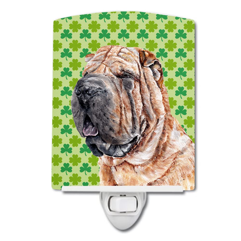 Carolines Treasures Ceramic Night Light, Shar Pei Design, UL-Certified,