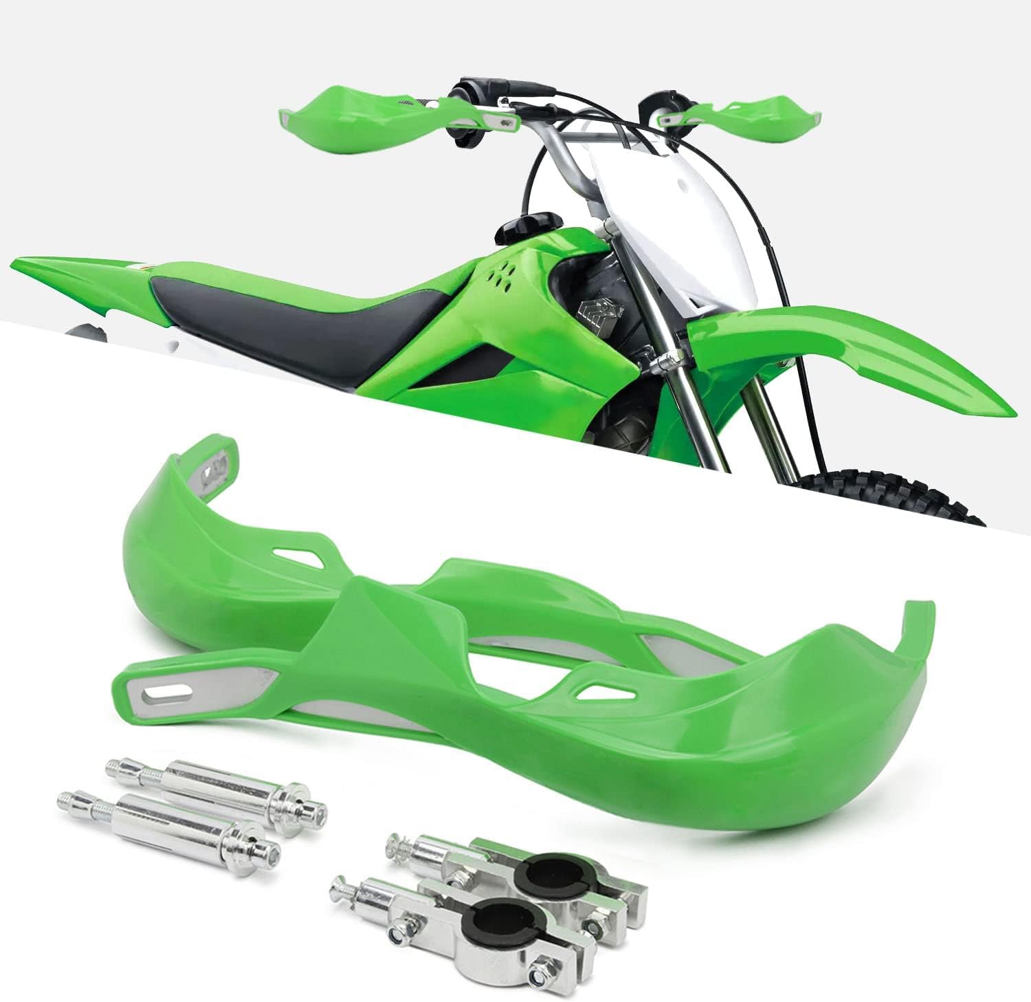 Protège-Mains Moto Universel Jaune – 7/8" & 1 1/8" Pour Dirt Bike, Enduro, Quad, Supermoto, Motocross