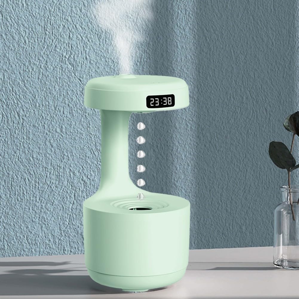 Brume anti-gravité 800 ml Humidificateur d'air + fonction diffuseur d'arômes, alimenté par USB