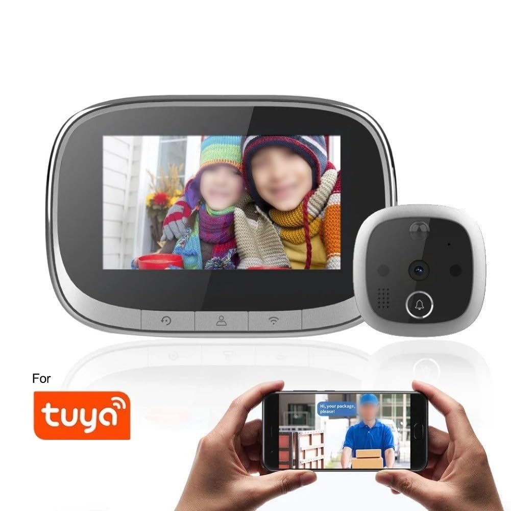 Judas de porte numérique 4,3 pouces écran LCD vision nocturne