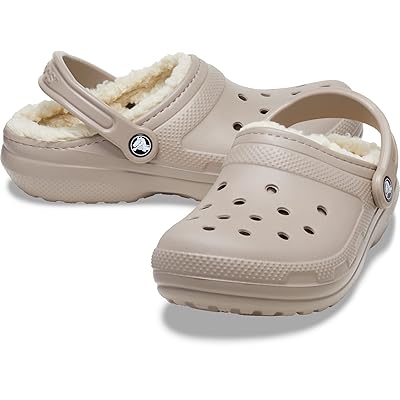 Crocs Classic Lined Clog Clog Shoes Mushroom/Bone