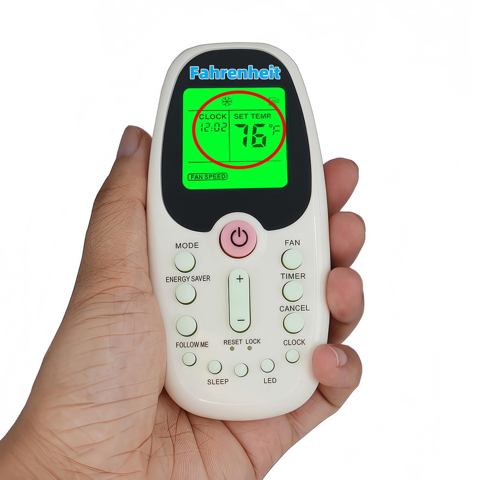 Télécommande R09B/BGCE pour changer la température du climatiseur - 8