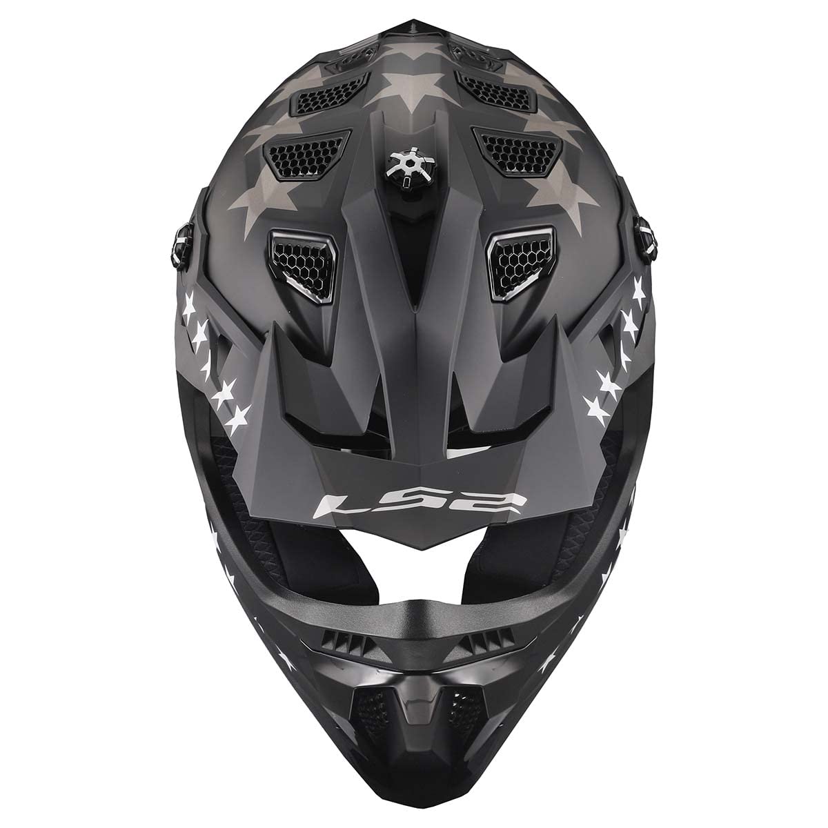 LS2 Helmets MX-Off Road Subverter Evo Helmet (76 Matte White/Gray - Large)
