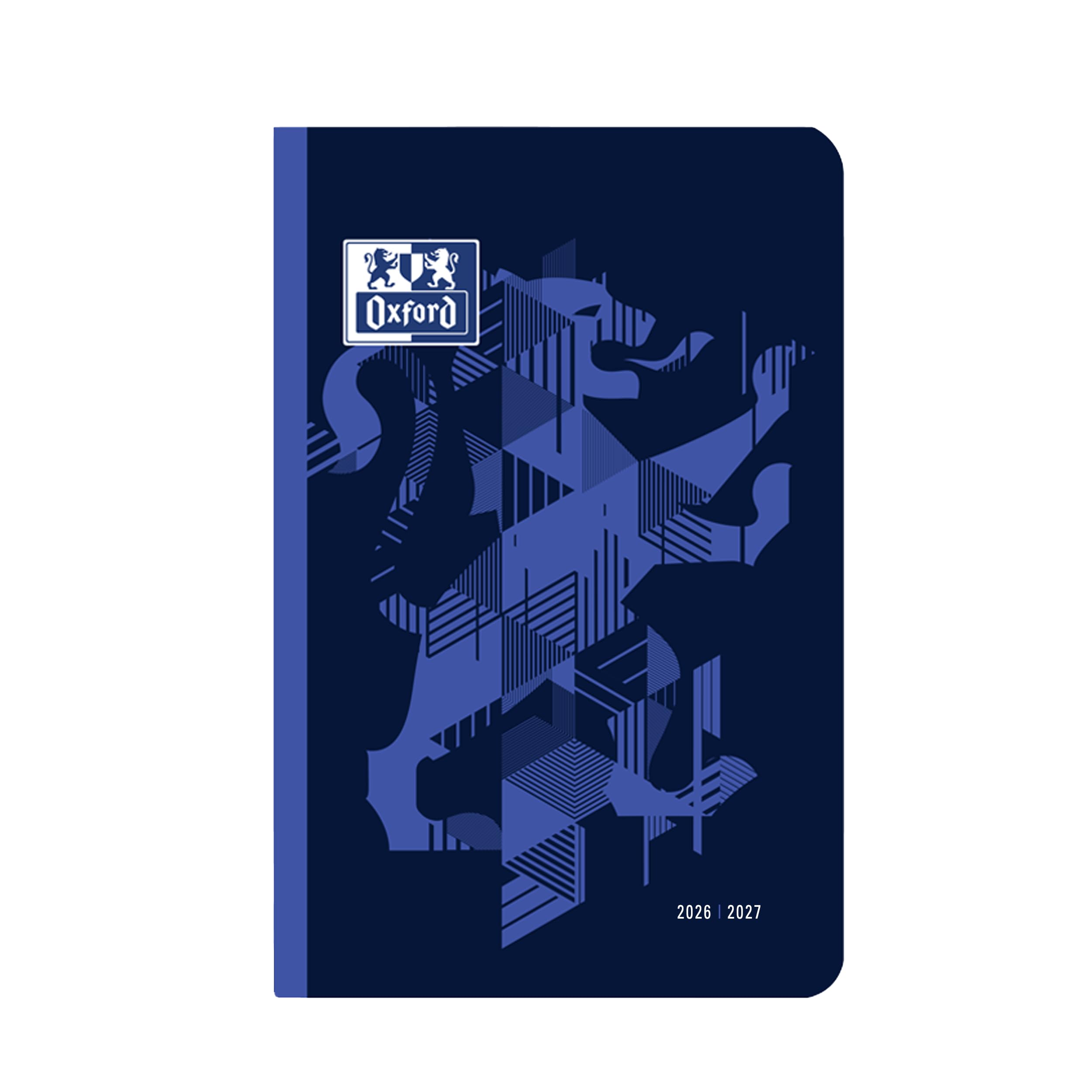 Agenda Scolaire 2025-2026 Oxford Magic 12x18cm 1 Jour Par Page 352 Pages Noir