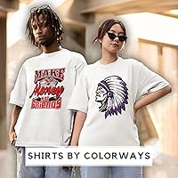 Vista 3 de SNELOS Sneaker Matching Graphic T Shirt for Men Breathable Cotton Streetwear Tee Casual