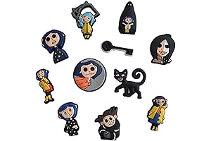 Coraline Shoe Charms Pack: Enchanting Horror for Your Clogs
